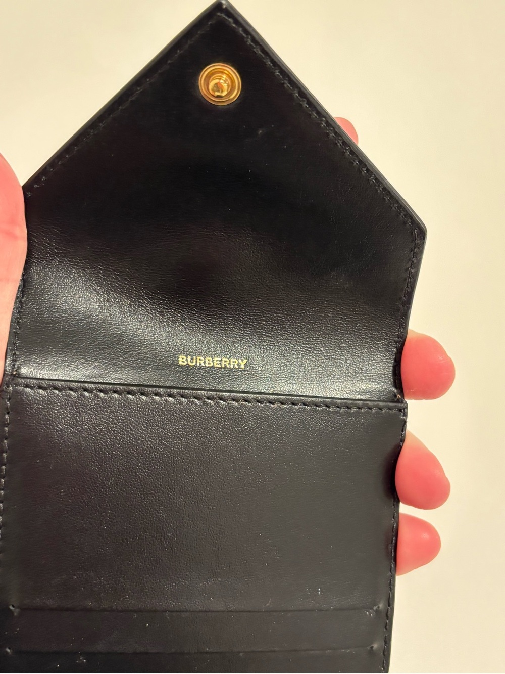 Burberry Compact Wallet Trifold Wallet Women Accessory Original Collection 🖤EUC - Picture 8 of 15